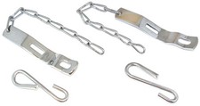 1958 1959 1960 1961 Chevy Gmc Truck Fleetside Stainless Tailgate Chains Pair