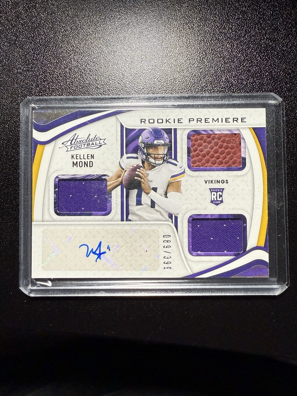 Kellen Mond Panini Absolute #222 Signature