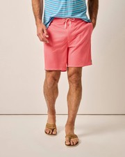 johnnie-O The Half Elastic 7" Surf Shorts Rouge Red Size M