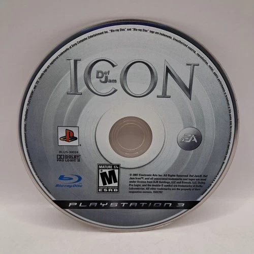 Def Jam: Icon (Sony PlayStation 3, 2007) PS3 Disc Only - TESTED