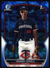 2023 Bowman Chrome Sapphire Edition Hendry Chivilli #BCP-236 Minnesota Twins
