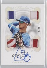 2020 Panini Flawless Signatures 10/25 Cavan Biggio #QPS-CB Quad Patch Auto 6fs