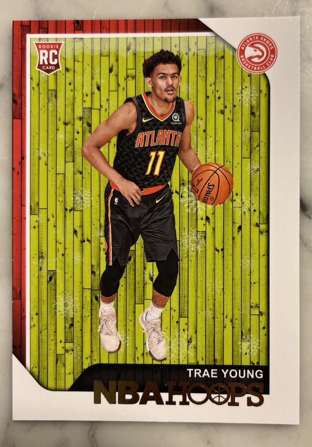 2018-19 Panini NBA Hoops Winter Trae Young Rookie RC #250