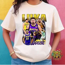 Luka Doncic Cartoon Los Angeles Basketball T-Shirt