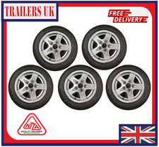 5x ALLOY Wheel & tyre 195/50 R13C 5 stud PCD 112mm to suit Graham Edwards