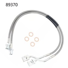 2pcs Front Steel Extended Brake Lines 89370 For Silverado Sierra 1500 2007-2019 2pcs Front Steel Extended Brake Lines 89370 For Silverado Sierra 1500 2007-2019