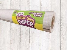Fun Size Better Than Paper Vertical White Shiplap Bulletin Board Roll