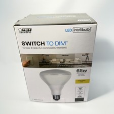 Feit Electric BR30 LED Bulb 65W Eq 3-Way Dimmable Soft White - New