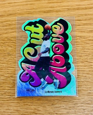 LeBron James 2021 Metal Universe Champions A Cut Above Die Cut Karte ACA-20