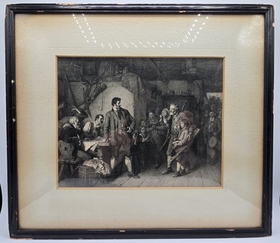 Franz Defregger Speckbacher & His Son Engraving Print 1871 Johannes Sonnenleiter