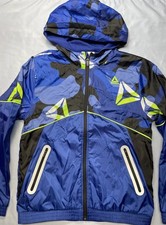 Reebok. Windbreaker Jacket. Blue. Full Zip Hooded. Lightweight. Kids XL 14/16