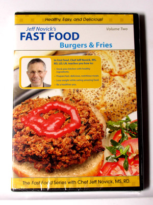 Fast Food: Vol 2 Burgers and Fries NEW/SEALED Jeff Novick DVD buy2 get1 FREE