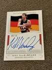 Kiki Vandeweghe 2017-18 National Treasures International Treasures Auto SSP /10