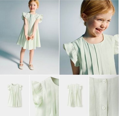 Adorable little girls dress , Mango brand, mint green, brand new condition.