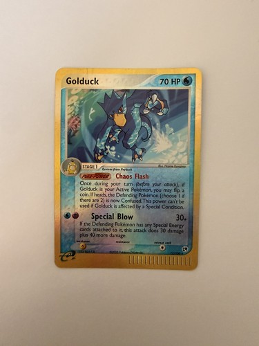 Golduck 17/100 Reverse Holo Rare EX Sandstorm E Series 2003 Pokemon Card