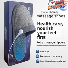 EMS Foot Massager Slippers Electric Feet Massage Shoes with Remote Control