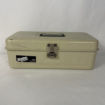 Vintage Disston My Buddy 1351C Metal Toolbox USA Danville VA Workshop Handyman