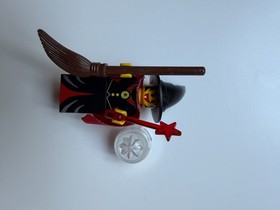 Lego Castle Fright Knights Witch Minifigure 6037 Wand Crystal Ball Cape Broom