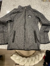 Avalanche Fleece Jacket Full Zip Gray Size M 10/12 