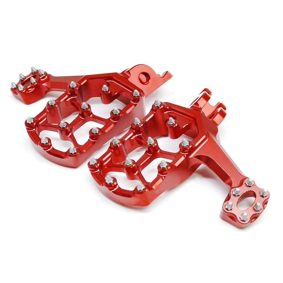 CNC Extender Wide Fat Footrest Footpeg For Honda CR125 CR250 CRF150R CRF250R Foto 4 de 4