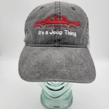Ouray Sportswear Its A Jeep Thing Truck Hat Gray Washed Cotton Dad Cap