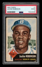 1953 Topps Set-Break # 1 Jackie Robinson PSA 2 GOOD