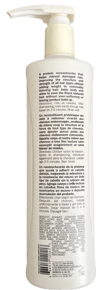 Mascarilla capilar reconstructiva sin peso terapia intensiva Nioxin 16,9 OZ LEER Foto 2 de 2