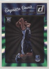 2016-17 Panini Donruss Rookies Green Holo Laser 51/99 Deyonta Davis #175 0c2
