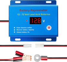 Battery Desulfator Reconditioner for 12V  72V Lead-Acid Batteries Pulse Repair to