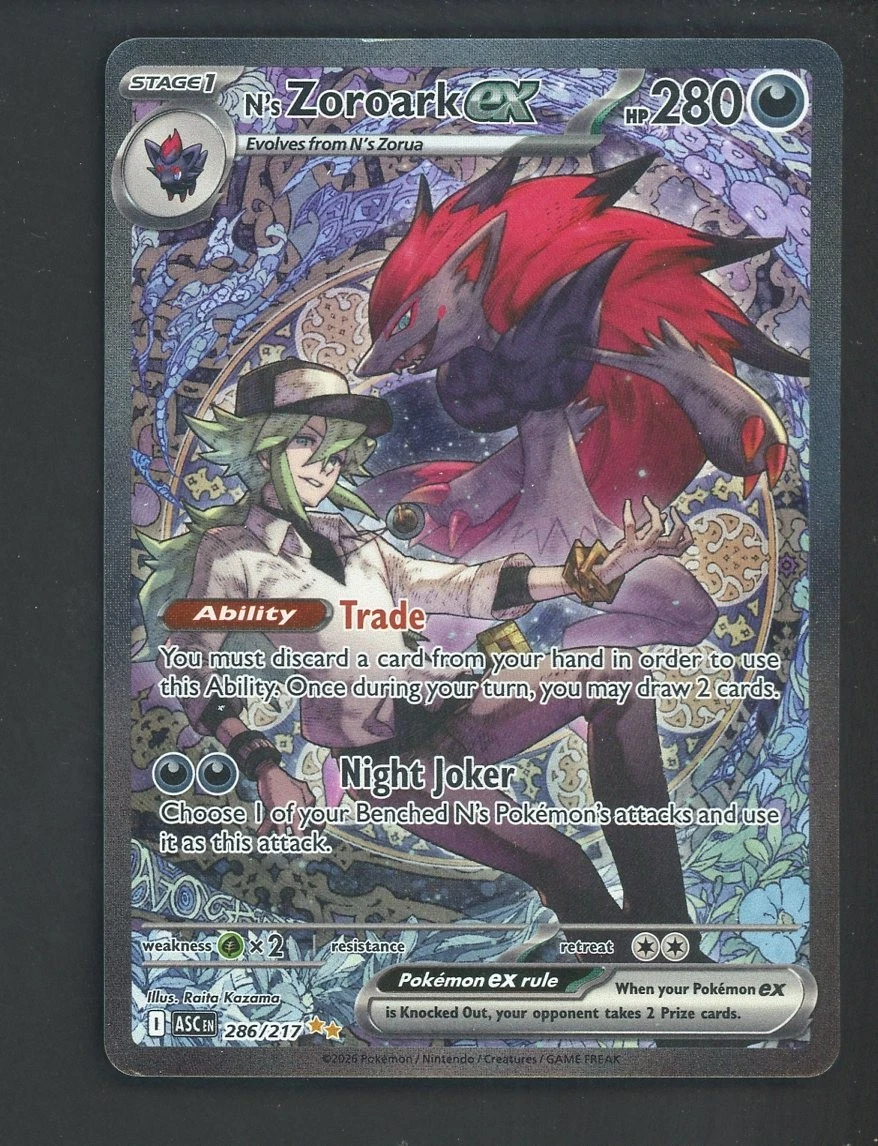 pokemon n's zoroark card N's Zoroark Ex Pokémon TCG Cards for sale