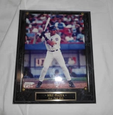 Mike Piazza New York Mets Vintage 1999 Photo Plaque 10.5 X 12.5 - LOTS OF PHOTOS