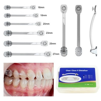 Orthodontic Class II Clear Distalizer Appliance Corrector 16 18 20 23 23 27mm