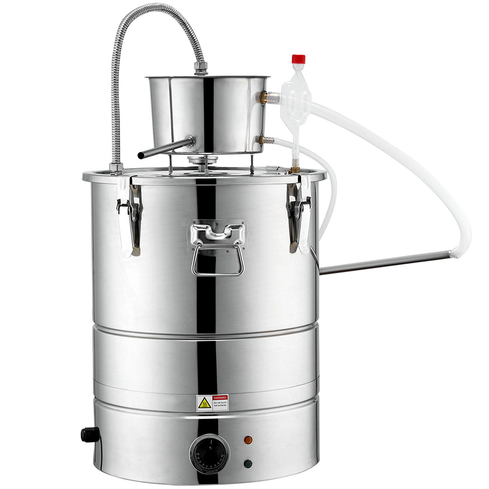 Alcohol Distiller 9Gal Electric Heating Alcohol Water Still Whiskey Home