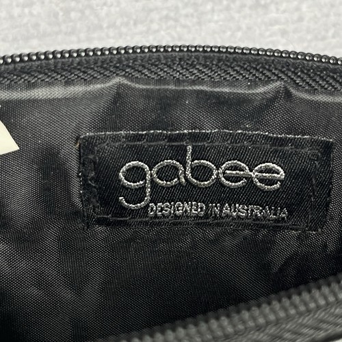Gabee Black Quilted Wristlet Clutch Bag Chain Strap PVC Evening Purse Handbag - Picture 5 of 9