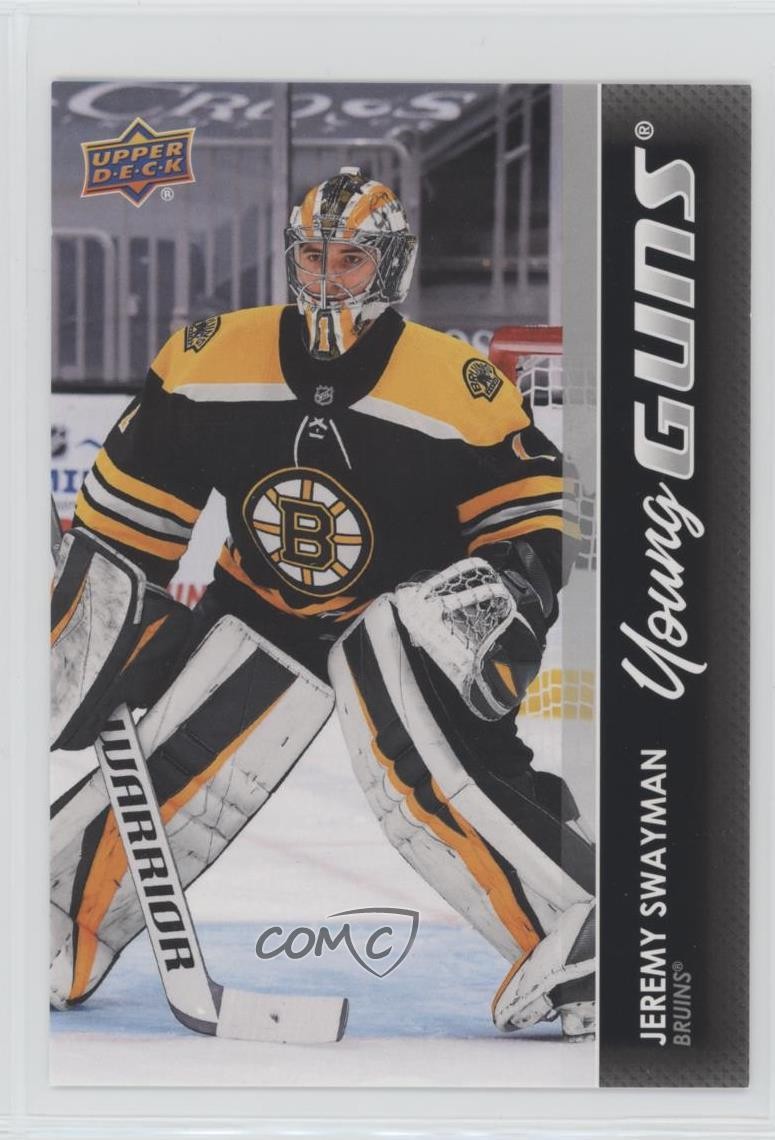 2021-22 Upper Deck Series 1 Young Guns Jumbo Jeremy Swayman #226 Rookie RC 10ft