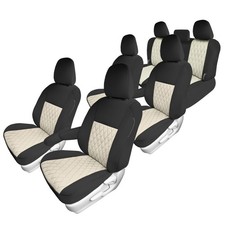 Fh Group 2011-2020 Toyota Sienna Neoprene Custom Fit Car Seat Covers For 7 Seat