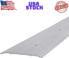 5 In. X 1/4 In. X 36 In. Silver Aluminum Commercial Flat-profile Threshold |