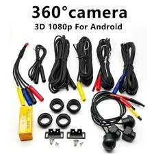 360 4 Camera Bird View System 360 Panoramic Camera for Android Car Stereo