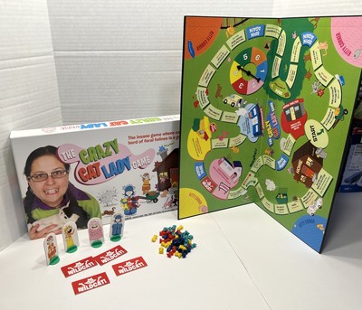 The Crazy Cat Lady Game -Board Game 2-4 Players 8+ 2008 Edition Complete