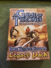 A Game of Thrones the Card Game Iron Throne Edition Legacy Pack