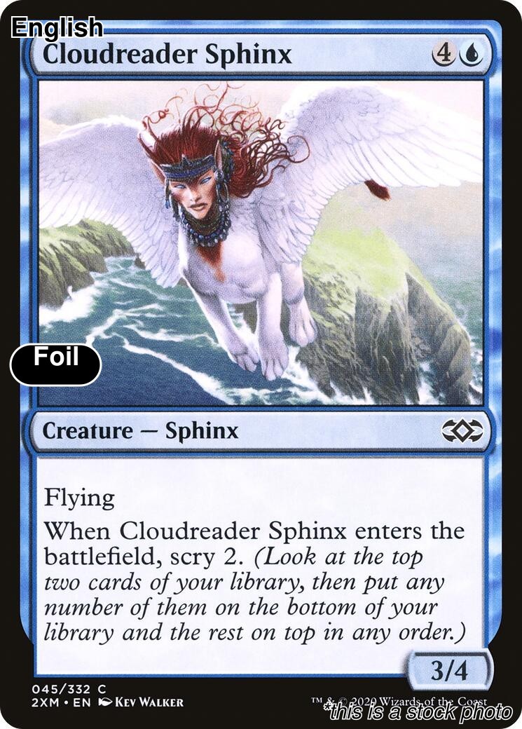 Cloudreader Sphinx [2XM - 45] Foil Double Masters