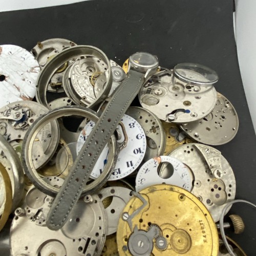 Pocket Watch Parts Lot Pocket And Wrist Dials Plates Antique Vintage F1001 - Picture 5 of 10