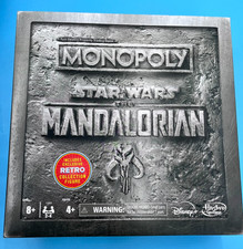Hasbro Monopoly Star Wars The Mandalorian Board Game w Retro Collection Figure