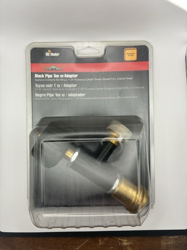 Mr. Heater F271736 71736C Black Pipe Tee With Adaptor