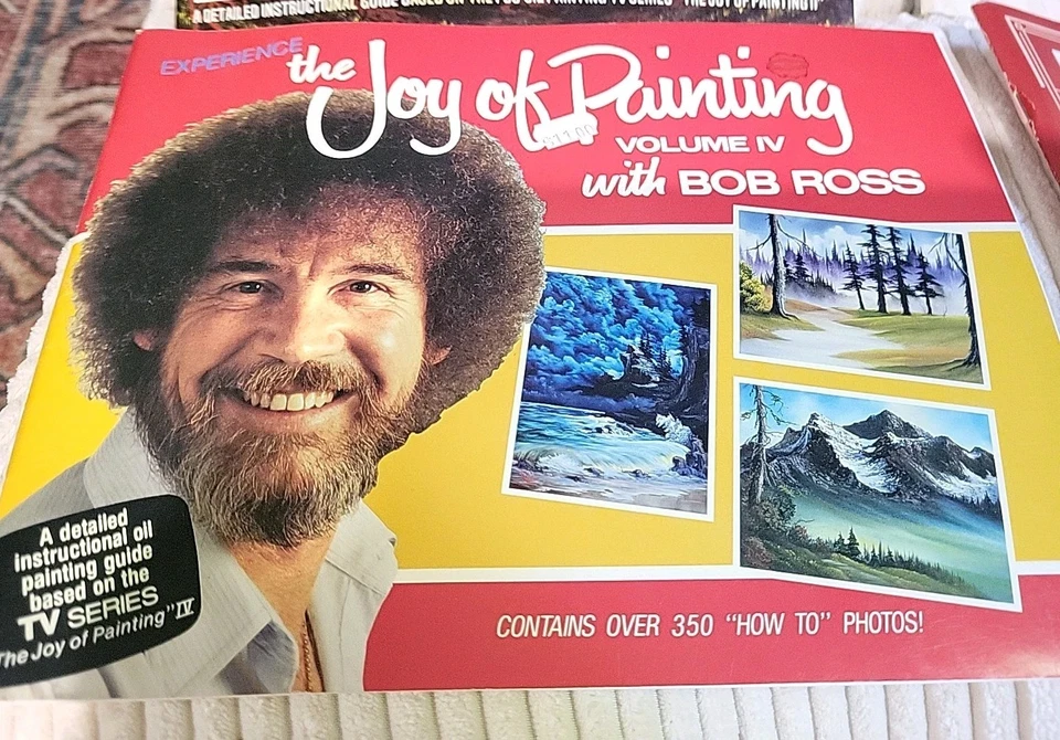 The Joy of Painting" series by Bob Ross Volumes 2 Thru 5  1984-1987 Vintage - Image 4 of 4