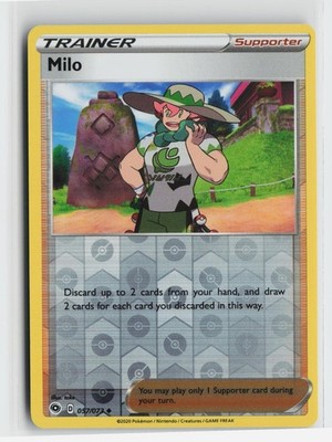Milo 057/073 Uncommon Champion's Path Pokemon Reverse Holo Near Mint