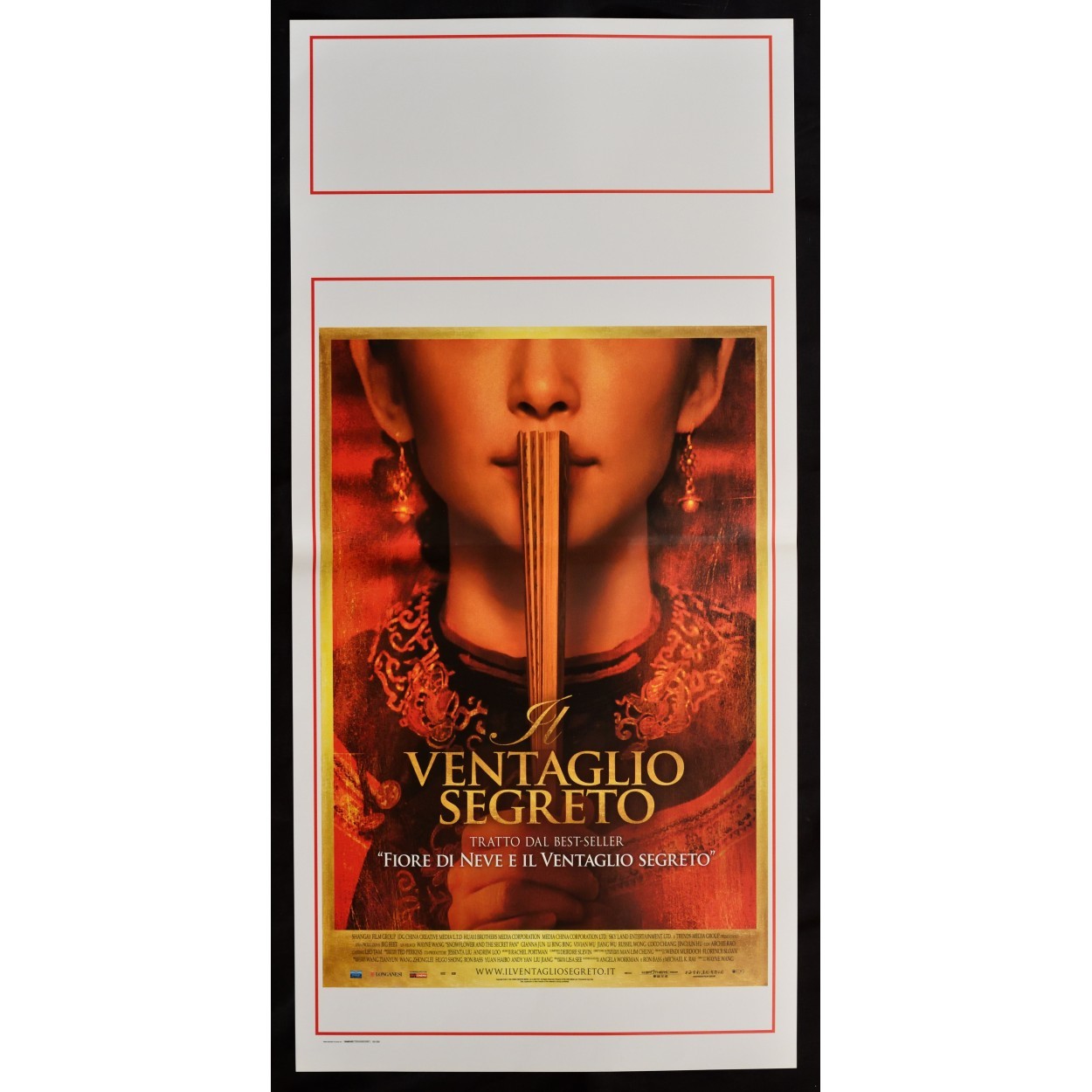 Locandina originale film Il ventaglio segreto (2012) - Regia di Wayne Wang