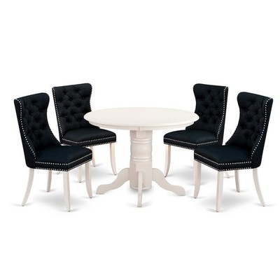 5 Piece Modern Dining Table Set