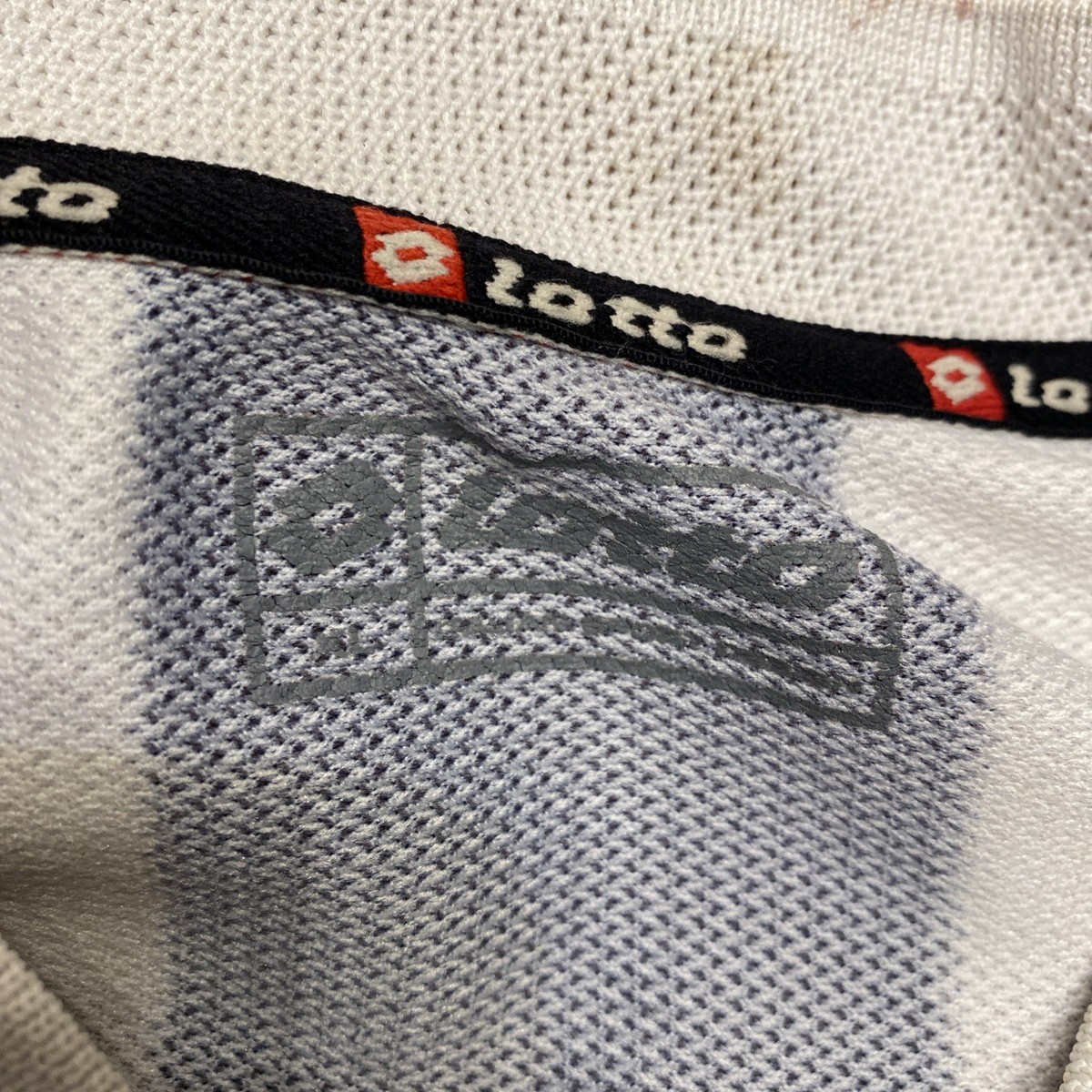 Vintage Juventus Jersey Mens XL Black White Soccer Lotto FASTWEB