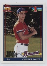 2018 Topps Archives Topps Rookie History Chipper Jones #333 HOF 12zm